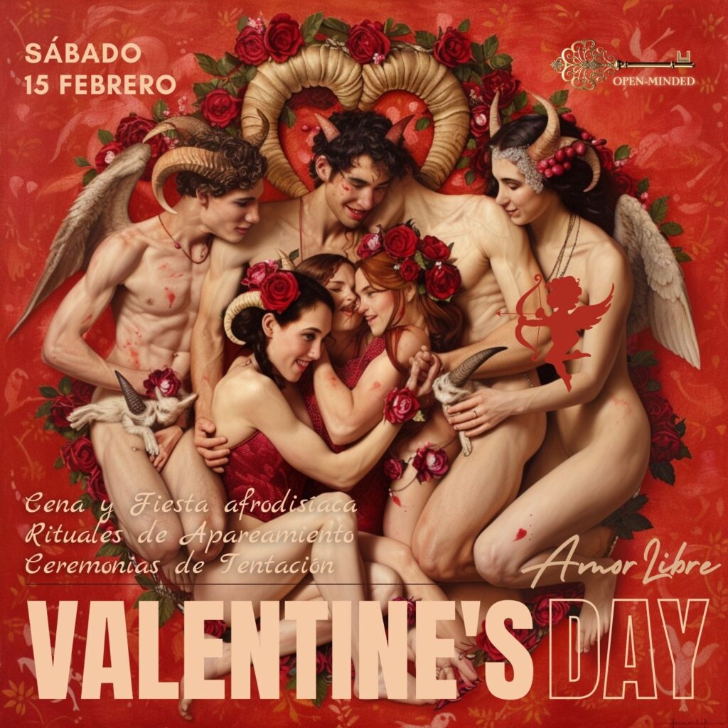 Sábado 15 de Febrero, Happy Valentine en OPEN-MINDED: Amor Libre 2 Sábado 15 de Febrero, Happy Valentine en OPEN-MINDED: Amor Libre