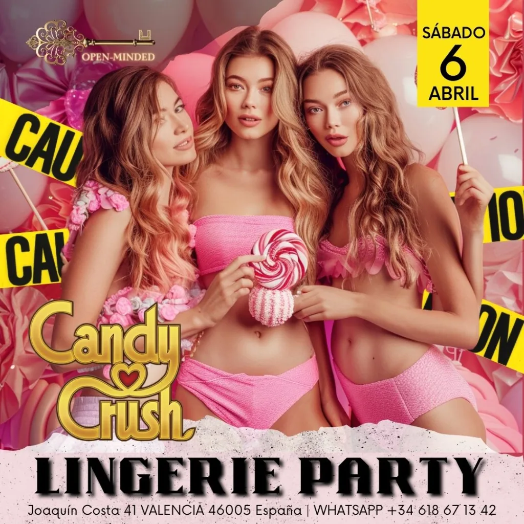 Sábado Candy Crush Lingerie Party
