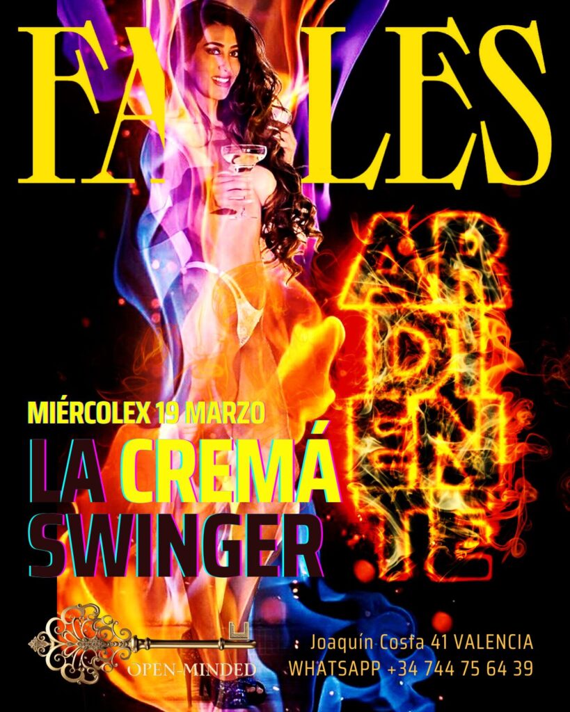 MIÉRCOLEX 19 MARZO 🔥 LA CREMÁ SWINGER 🔥 1 La Crema